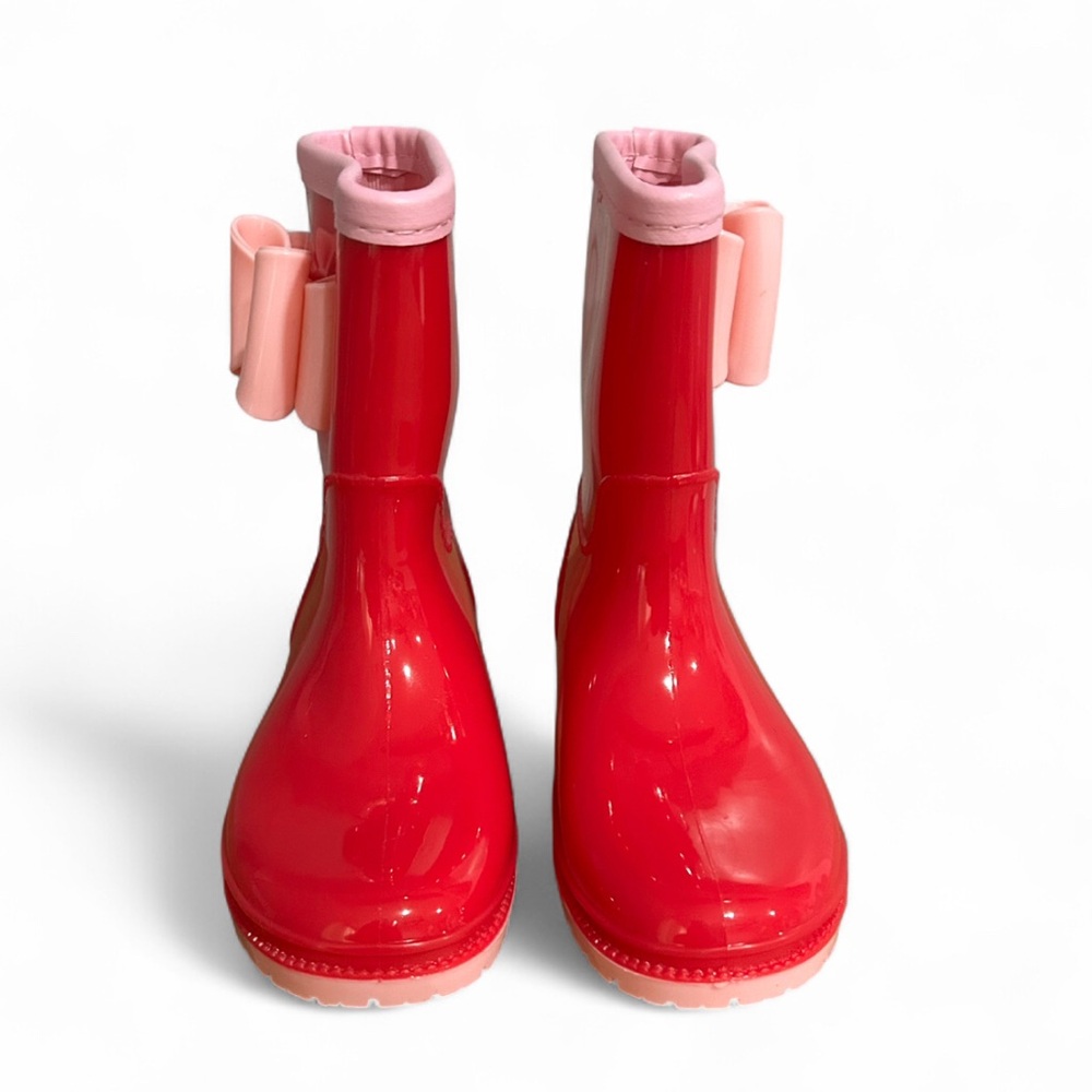 FUSHIA / PINK CHILDREN’S RAIN BOOTS - Picture 2 of 4